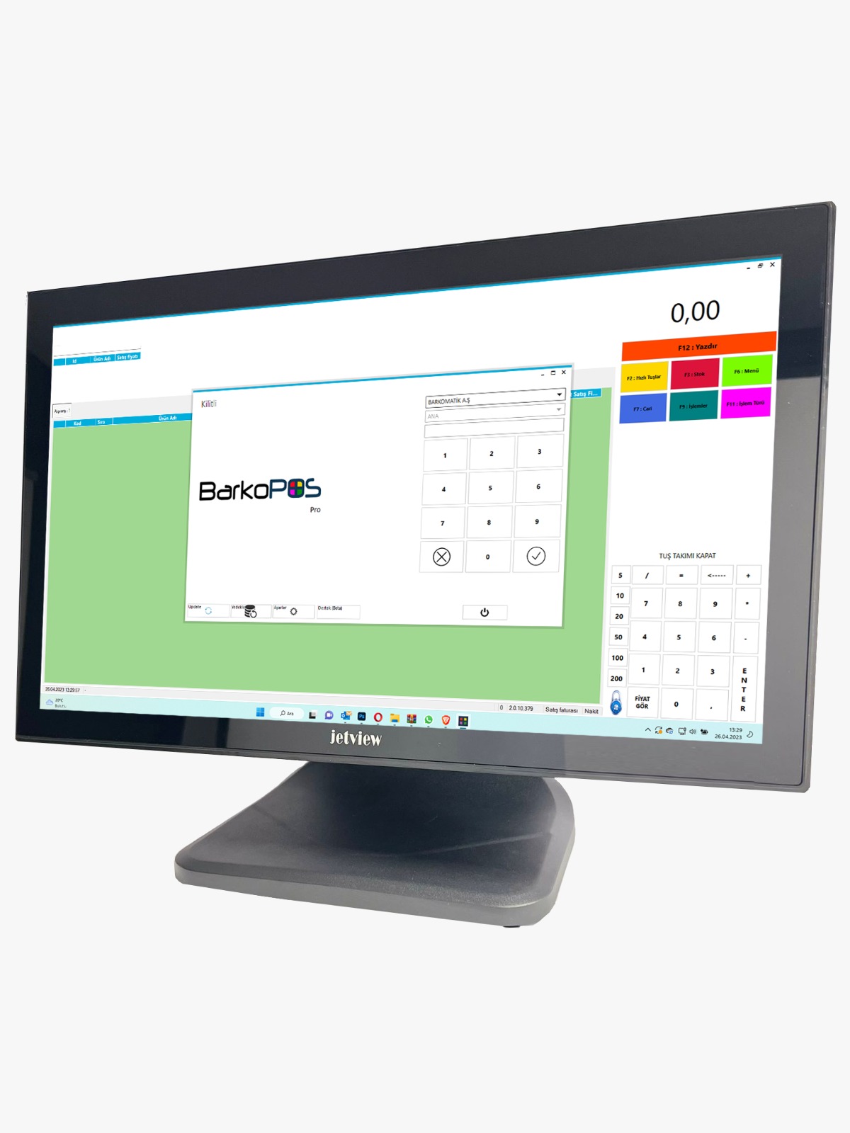 18.5" İ5 10.NESİL 8 GB RAM 128 SSD VGA HDMI JETVIEW  JPC-10100