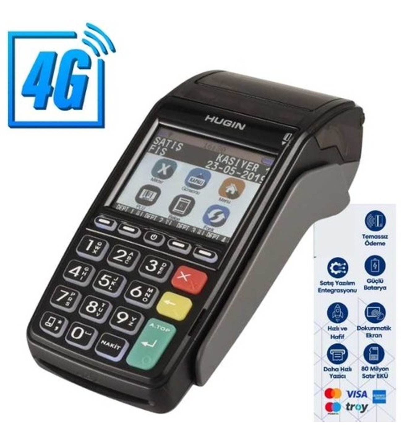 HUGİN TİGER T300 (4G) YENİ NESİL YAZARKASA POS