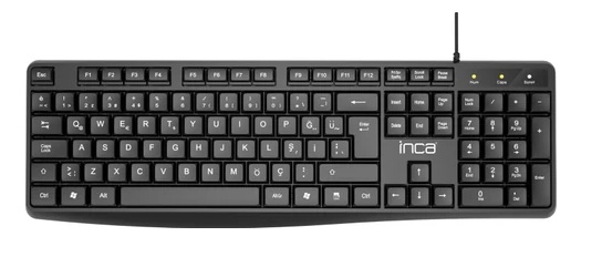 KLAVYE-INCA IK-275QU Q/USB MM BLACK LASER KLAVYE
