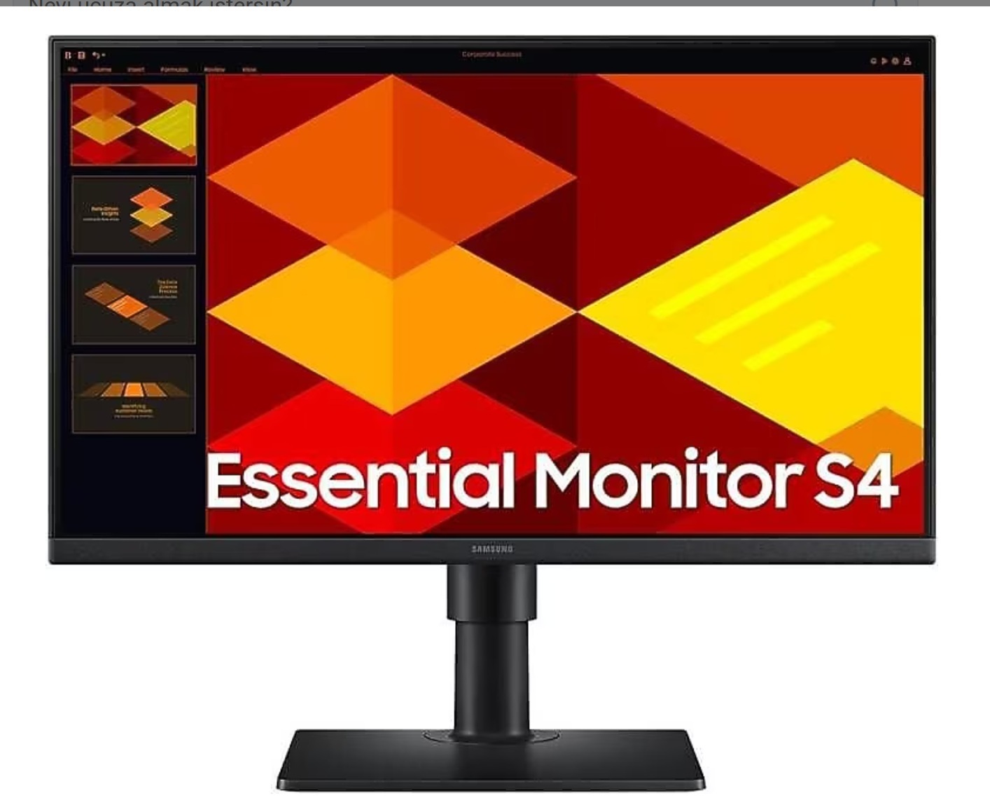 MNT 22 SAMSUNG ESSENTIAL S4 LS22D400GAUXUF FHD 5MS 100HZ HDMI IPS MONITOR