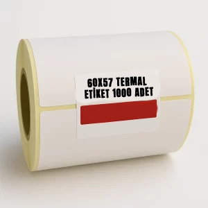 60X57 TERMAL ETİKET 1000 ADET (60X57) TERAZİ