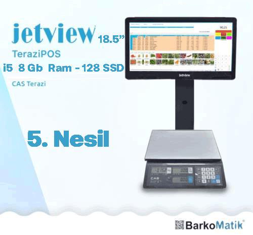 18.5" İ5 5.N 8 GB RAM 128 DİSK TERAZİPOS TPC 1006