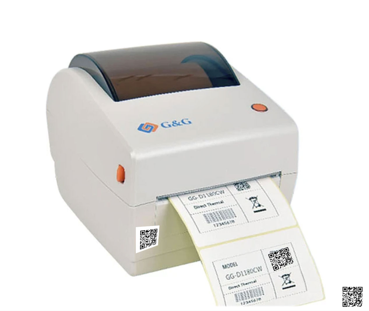 D1180 CW BARKOD USB ETİKET YAZICI WHITE