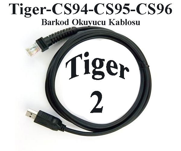 KABLO-TİGER CS94-CS95-CS96 BARKOD OKUYUCU KABLOSU
